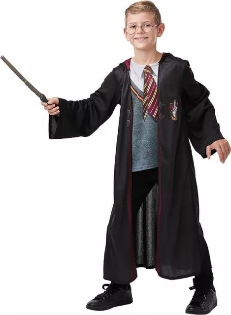 Rubies Harry Potter Gryffindor Robe, Wand & Fancy Dress Costume Kit 9-10 Years