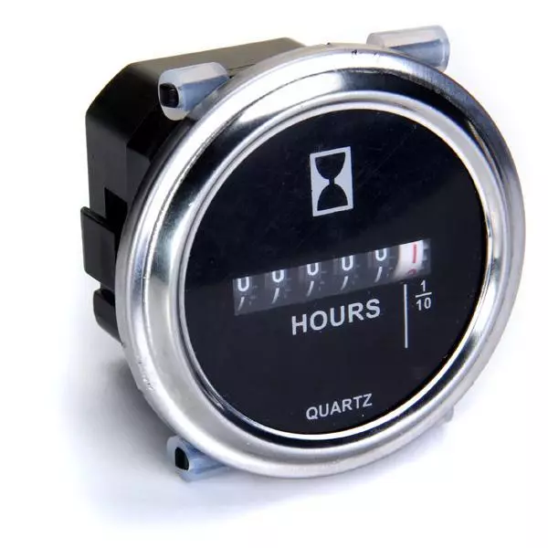 Waterproof Round Hour Meter 6 to 80 Volts DC for Engine Truck Motor ..
