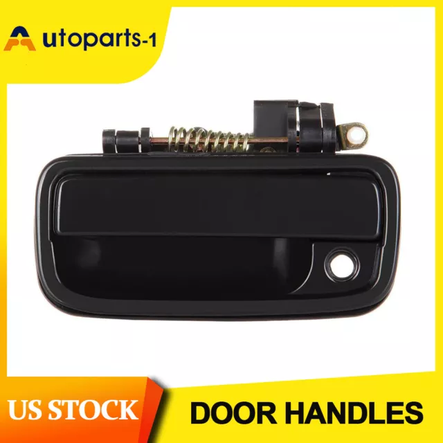 Exterior Door Handle For 1995-2004 Toyota Tacoma Front Driver Side Black Plastic