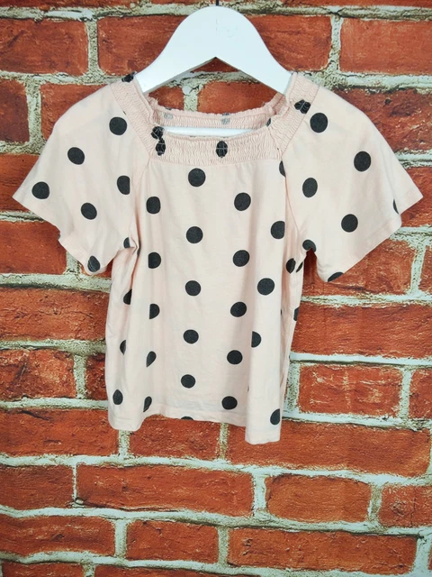 Girls Bundle Age 3-4 Years Next Gap M&Co Summer T-Shirts Check Spot Plain 104Cm 3