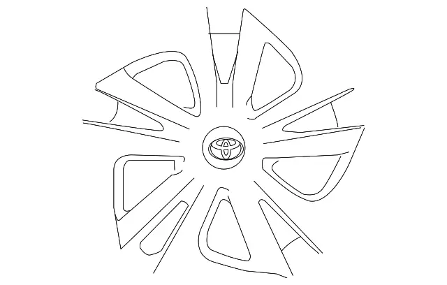 Genuine Toyota Wheel Cover 42602-47251