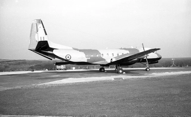 84 Sqn, Andover C.1, XS646 at RAF St Mawgan, Dec 1967 - original B&W neg