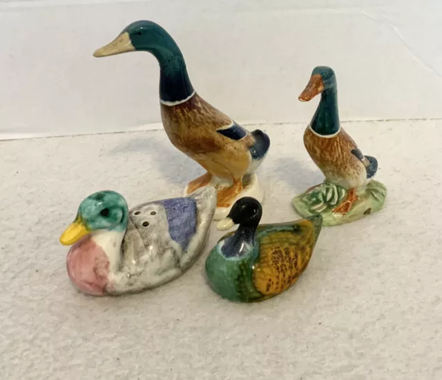 Beswick Mallard Ducks Standing Gloss Finish Made in England Antique SEE DESCRIPT