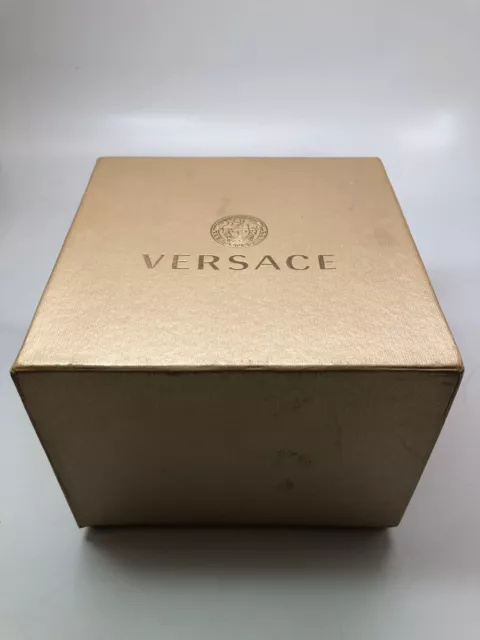 Men’s Versace V Ray Black & Gold Watch