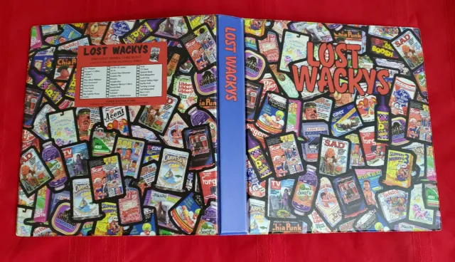 2008 Topps Lost Wacky Packages 2Nd Series Official Binder Brand New