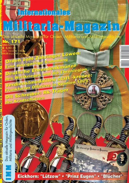 Internationales Militaria-Magazin IMM 171 Orden Militaria Zeitgeschichte