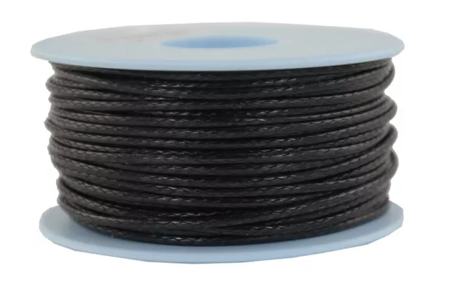 DYNEEMA Flechtleine / Seil / Flechtschnur Ø 2mm / 30 Meter Fb. schwarz / 410 daN