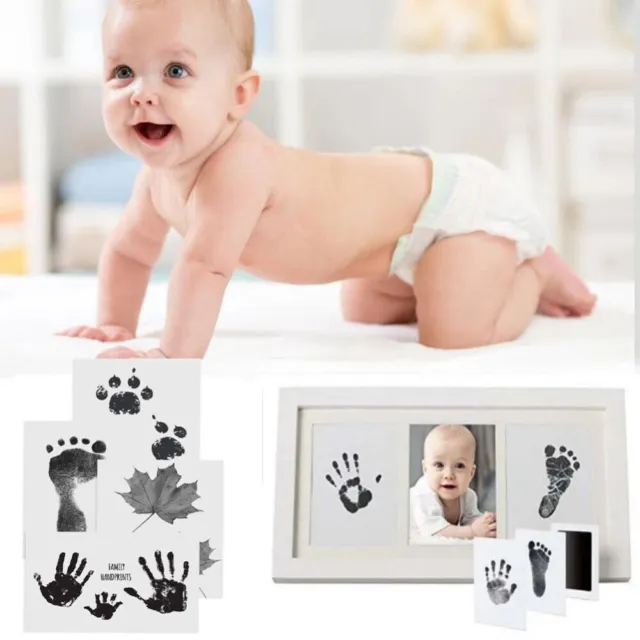 Inkless Contact Baby Hand Foot Print Kit Keepsake New born Footprint Handprint