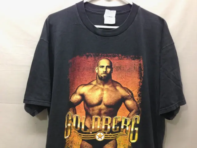 Men's Vintage WCW Bill Goldberg Wrestling Wrestler T-shirt XL (A899 )