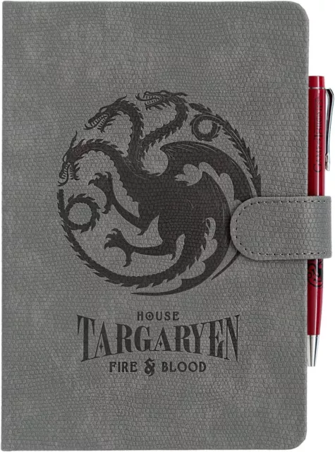 Game of Thrones : House of the Dragon - Carnet A5 + stylo Targaryen Erik