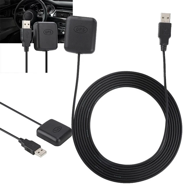 Accessoire Antenne GPS Récepteur ABS 3V-5V 3 Mètres for Voiture PC Téléphone