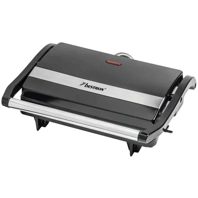 Bestron Paninigrill 700W Kontaktgrill Tischgrill Sandwichtoaster Weiß/Schwarz...