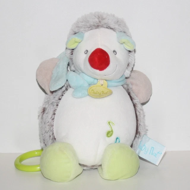 Doudou Hérisson Babynat Baby Nat' - Collection Gaston - Musical