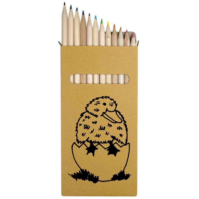 Juego de 12 lápices/lápiz de colores de 178 mm de largo ""Hatching Duck"" (PE00048913)
