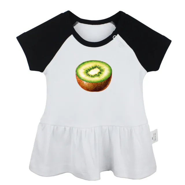 Abiti carini kiwi frutta neonata bambina abito principessa 0-24 mesi vestiti bambini