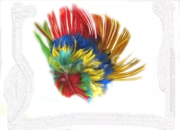 Rainbow Mohawk Wig Costume Accessory Gay Pride