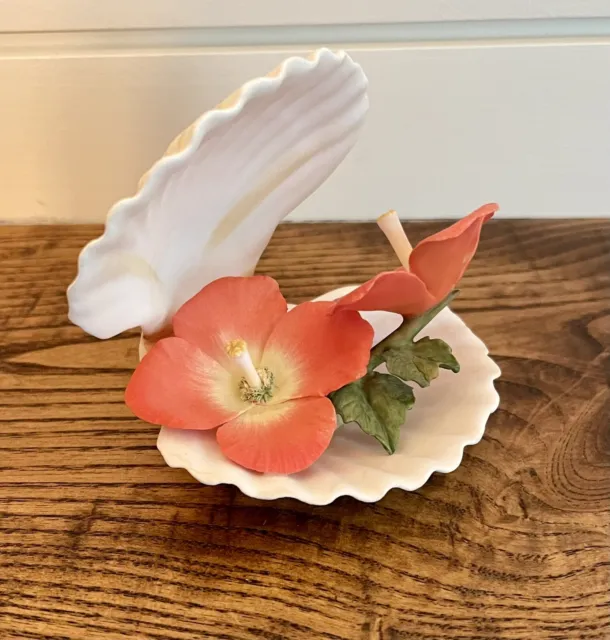 Vintage Boehm Porcelain Limited Edition 'Red Horned Poppy' In Clam Shell