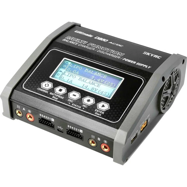 SKYRC D260 Chargeur de modélisme 14 A plomb, LiFePO, LiHV, Li-ion, Li-polymère,