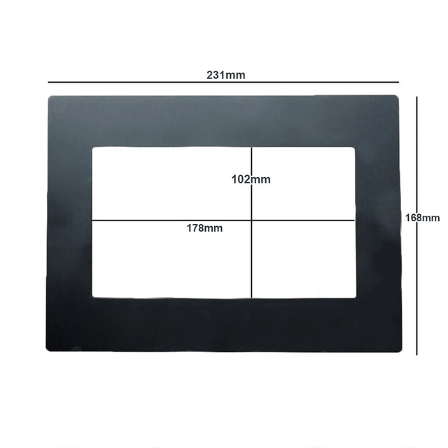 Boîte De Rangement Auto 2-en-1 DIN - Porte-Gobelet + Range-CDs, ABS Noir - Pour Autoradio Standard 173x48mm