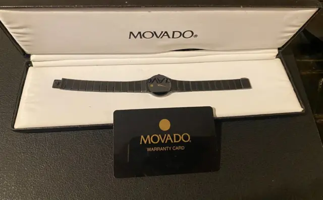 MOVADO Museum 23mm Quartz Black Dial Women's Watch 84-C6-881.1A