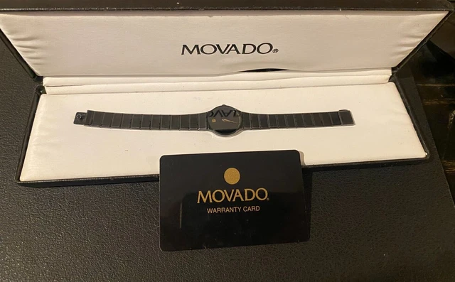 MOVADO Museum Orologio da donna 23 mm quadrante nero al quarzo 84-C6-881,1A