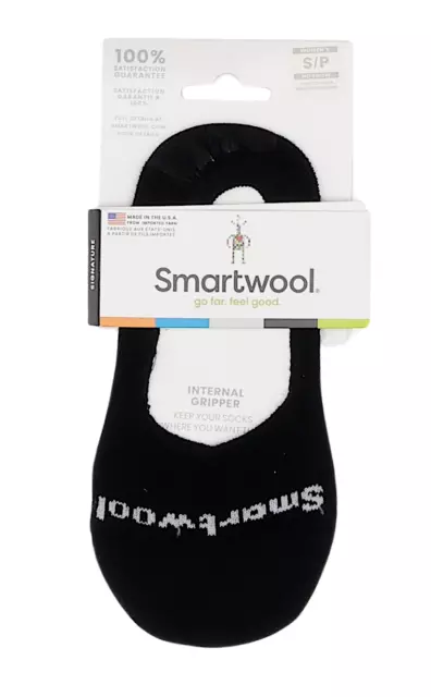 Smartwool L11226 Womens Black Cushion Hide & Seek No-Show Socks 1 Pair Size S