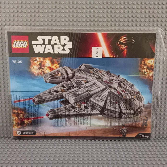 Millennium falcon hotsell lego 75105 instructions