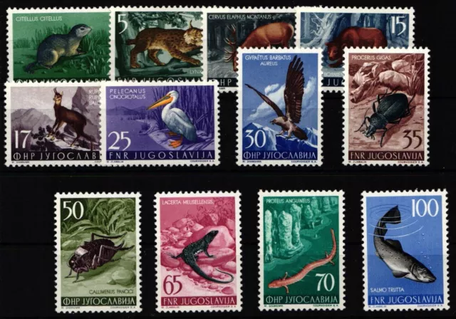 Yugoslavia No. 738-749 Mint ** MNH Animals #ZL208