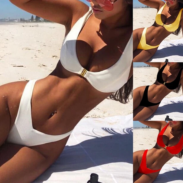 Maillots de bain confort femmes soutien-gorge haut slips polyester maillot de ba