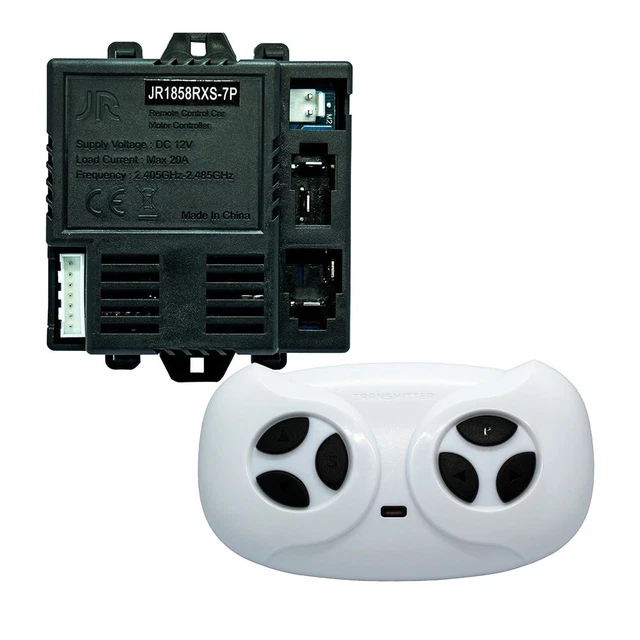 UTTASU JR1858RXS-7P Kit récepteur télécommandé 2,4 G pour enfants voiture électrique 12 V RC véhicule de rechange avec fonction de démarrage doux compatible UTTASU JR1858RXS-7P Kit récepteur télécommandé 2,4 G pour enfants voiture électrique 12 V RC véhicule de rechange avec fonction de démarrage doux compatible