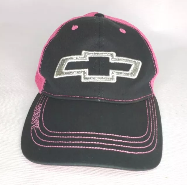 Chevrolet Infinity Pink/Black Girls Mesh Back Adjustable Hat