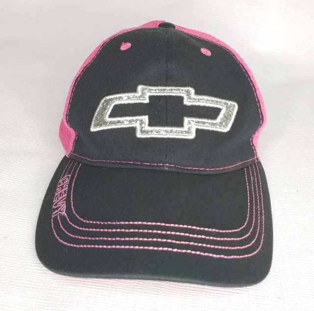 Chevrolet Infinity Pink/Black Girls Mesh Back Adjustable Hat
