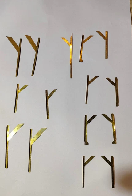 Lot De 12 Tampons (Buffers) Pour Wagons En Laiton Tourné - Échelle 2mm (Jauge N), Marque Blacksmith