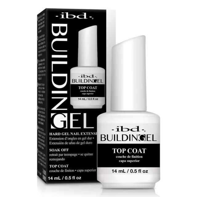 ibd Building Gel Hard Gel Nail Extension Top Coat 0.5 oz