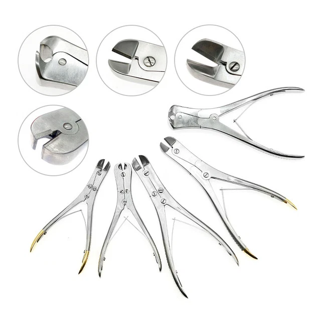 Double Jointed Wire Scissors Cutter Bevel Shears Orthopedic Surgical Instruments