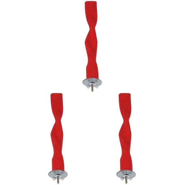 6 X20cm Vögel Stehen Mahlen Multitools Papageienbarsch Gestreifter