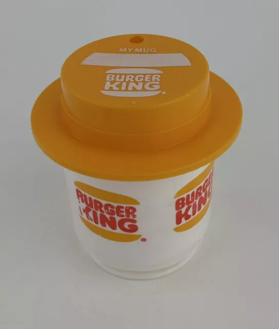 Vintage Burger King Restaurant Whirley Industries My Mug with Lid  80s USA
