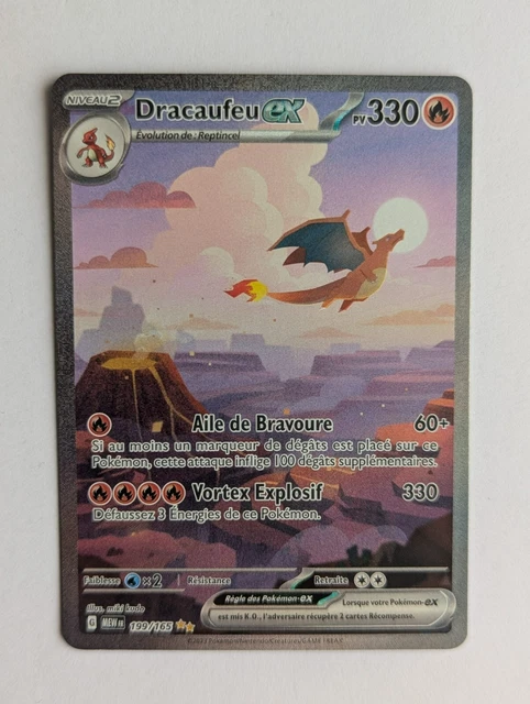 Carte Pokémon Dracaufeu EX 183/165 - 151 - Écarlate Et Violet - FR - Grade 9.5