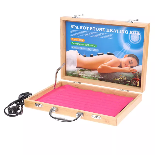 SPA Massage Hot Stones Heating Box Warmer Heater Box For Body Spa Rock Stone G1 2