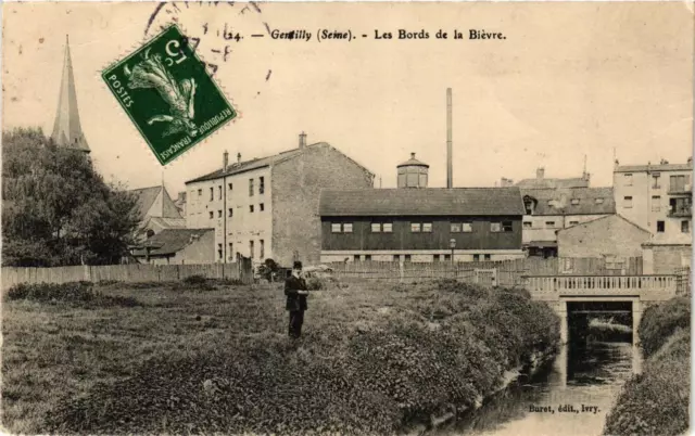 CPA AK GENTILLY Les Bords de la Bievre (671906)
