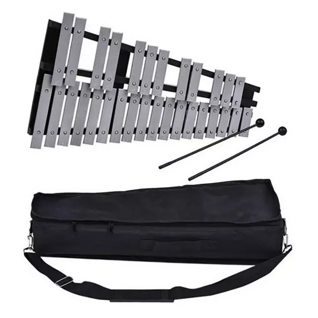 32 Notes Glockenspiel Xylophone Bell Percussion Instrument Kit for Kids Beginner