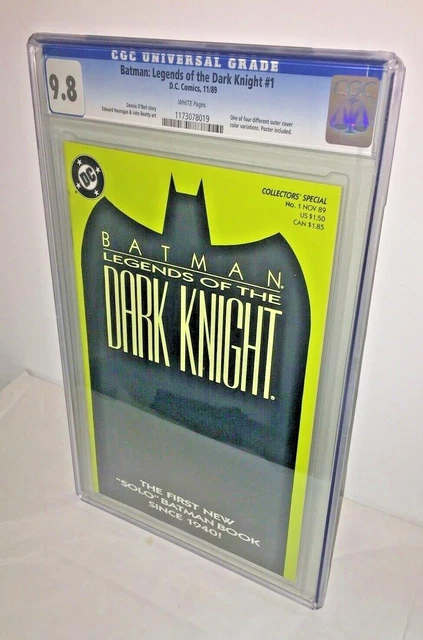 Batman: Legends of the Dark Knight #1, CGC 9.8, White Pages