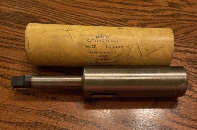MORSE TAPER ADAPTER SHANK No. 201 Size 3 to 2