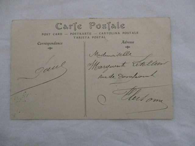 CPA L'ORNE 61 ARGENTAN RUE SAINT MARTIN PASSAGE DU 14e HUSSARDS 2