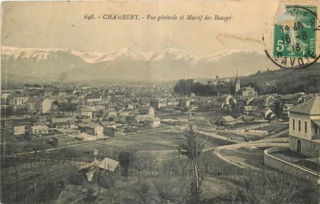 73  Chambery  Vue Generale Et Massif Des Bauges