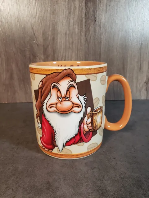 Disney Grumpy Wake Up Grumpy X- Large 32 oz Snow White Dwarf Coffee Mug  CUP #Disney