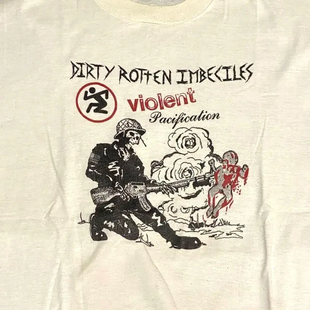 80S D.R.I Band Shirt Crossover Rock