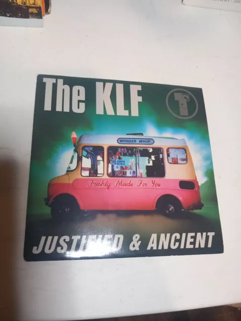 The KLF Justified and Ancient 7 Inch Vinyl Record