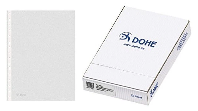 Dohe - Confezione buste perforate, A4 Premium Plus. - NUOVO