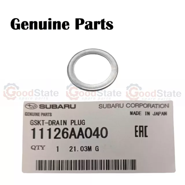 GENUINE SUBARU IMPREZA WRX STI Auto Transmission Drain Plug Gasket